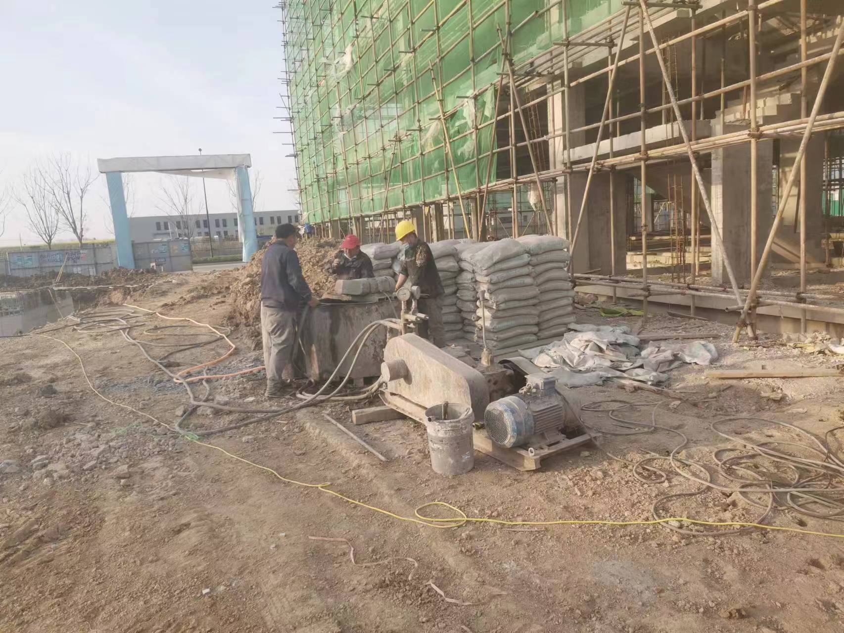 炎陵别墅下沉注浆